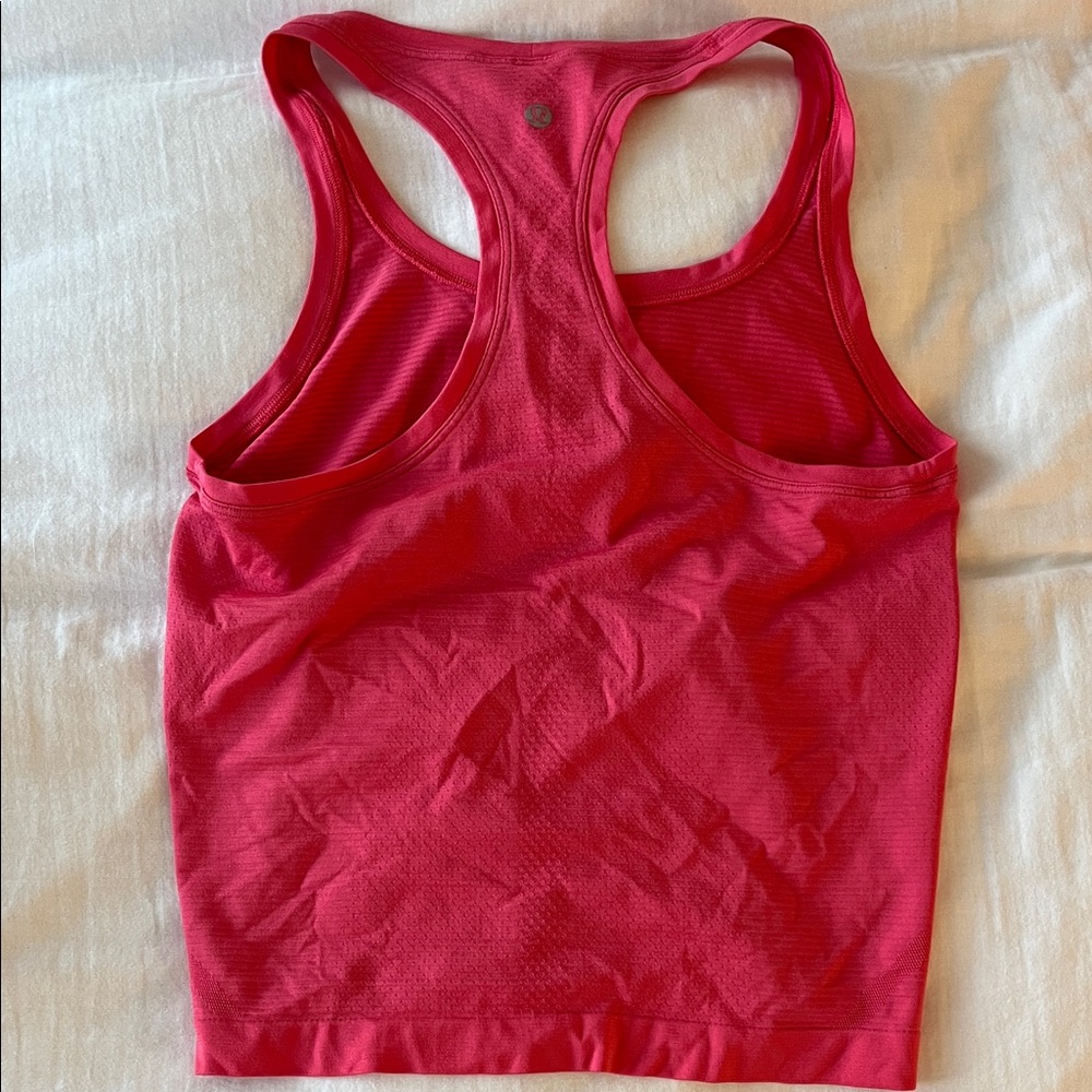 Pink Racerback Tank Top - Picture 2 of 3